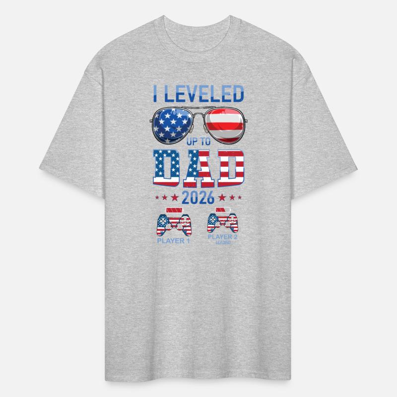 I Leveled Up To Dad 2026 Fathers Days 4th of july