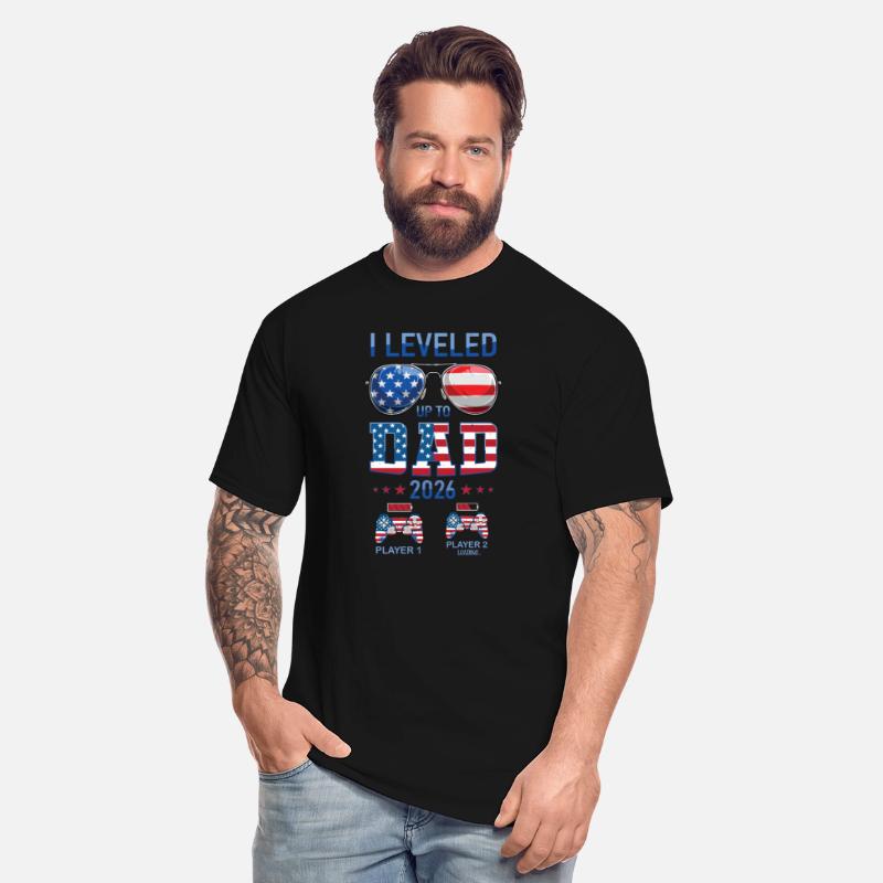 I Leveled Up To Dad 2026 Fathers Days 4th of july