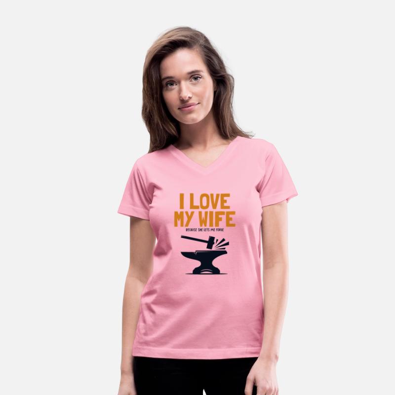 I love my Wife Blacksmith Anvil Hobby Legend