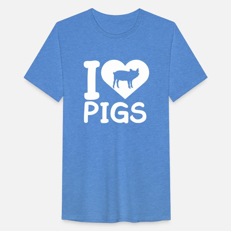 I Love Pigs pig heart piggy piglet Silhouette