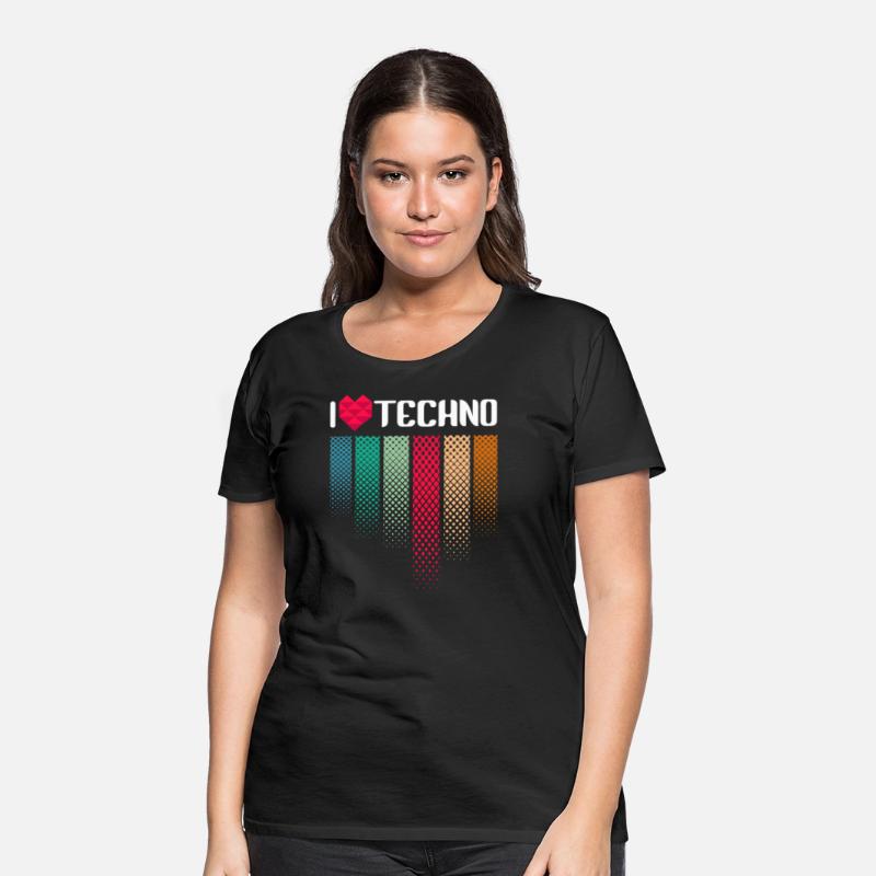 I Love Techno Music Raver