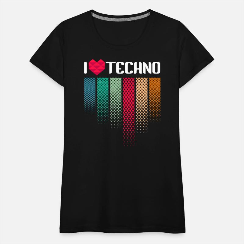 I Love Techno Music Raver