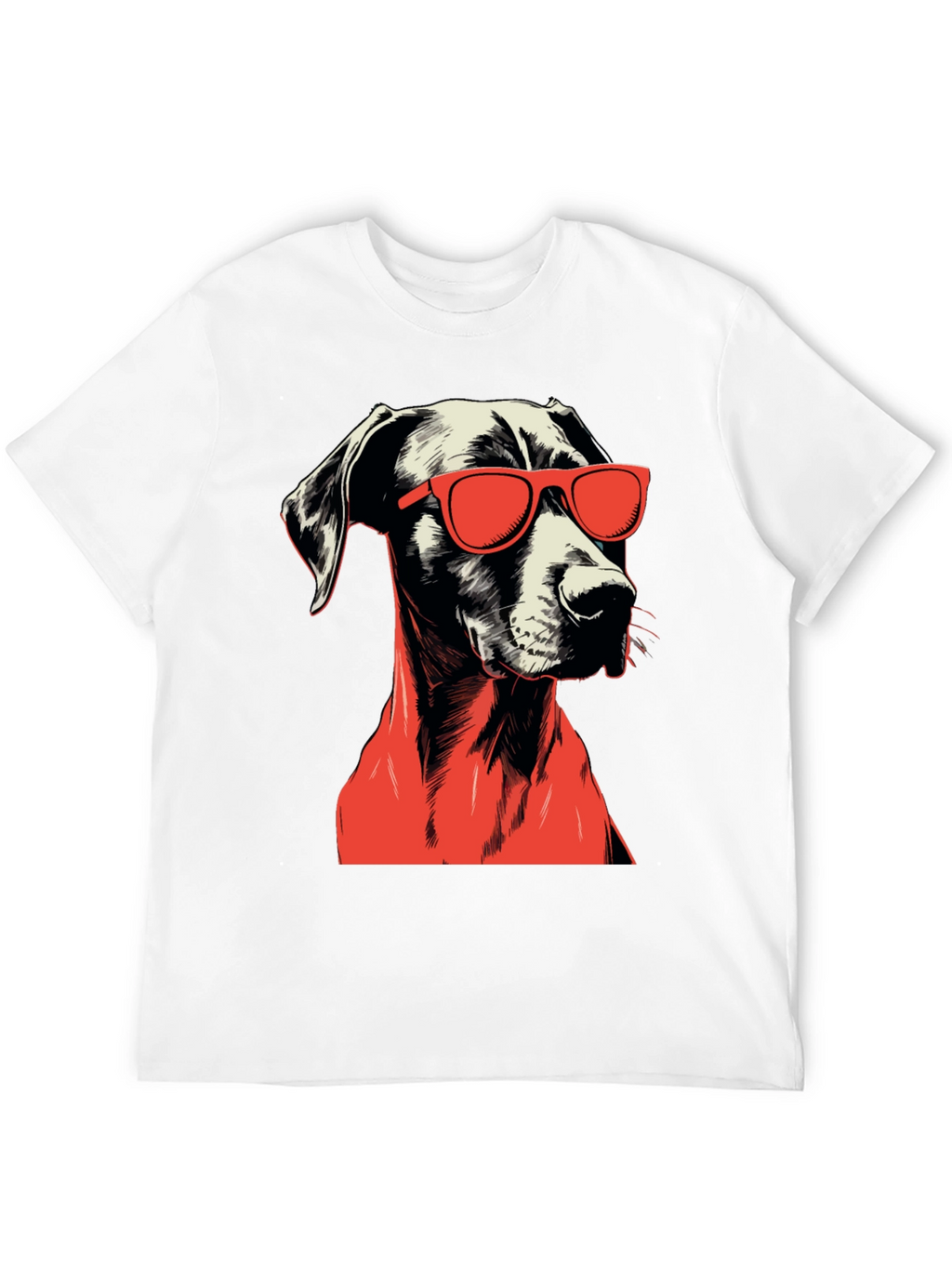 Cool Dog Graphic Tee - Black