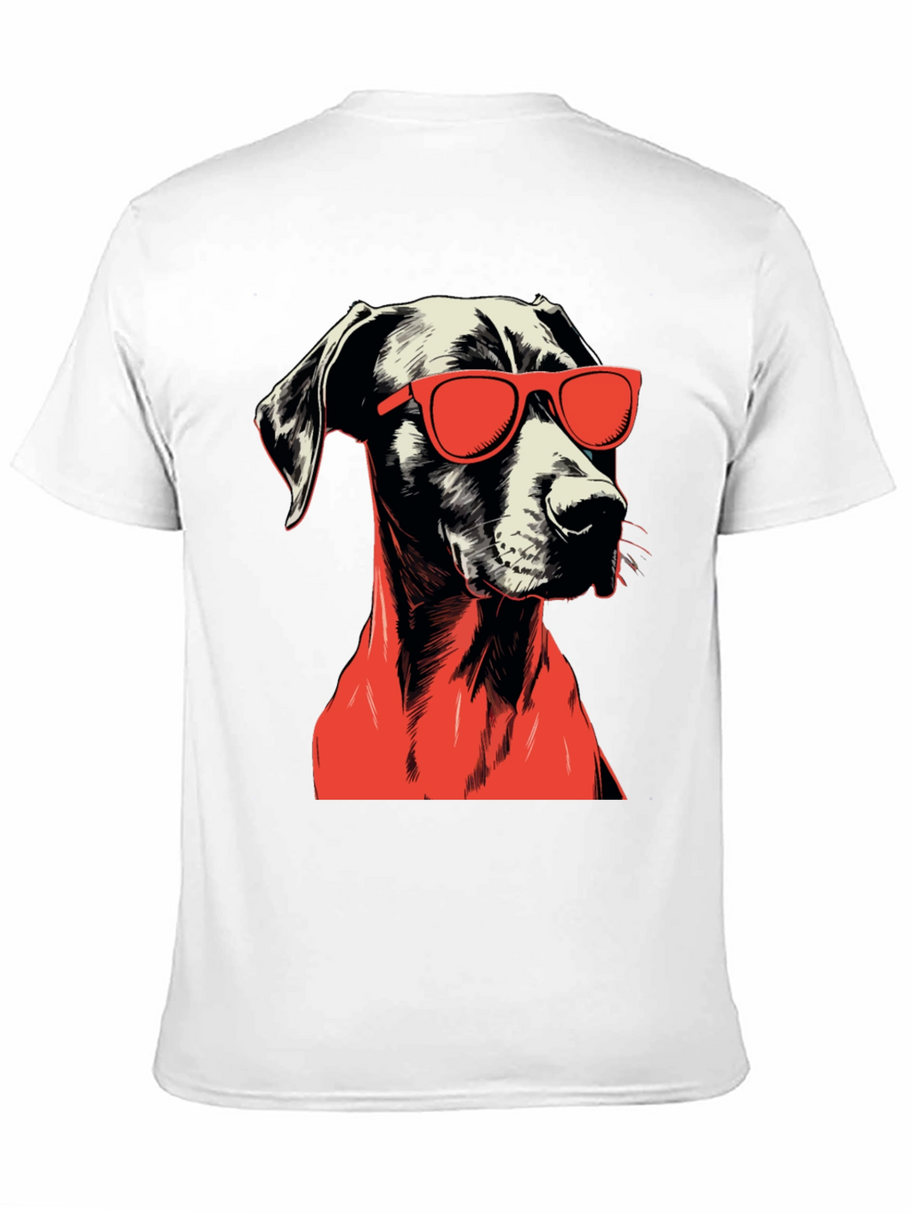 Cool Dog Graphic Tee - Black