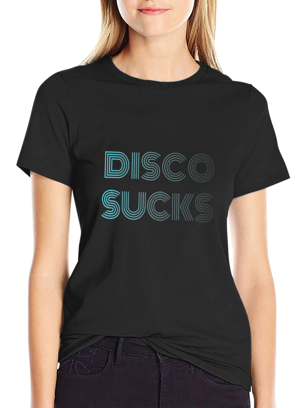 Disco Sucks Graphic T-Shirt - Retro Style Tee