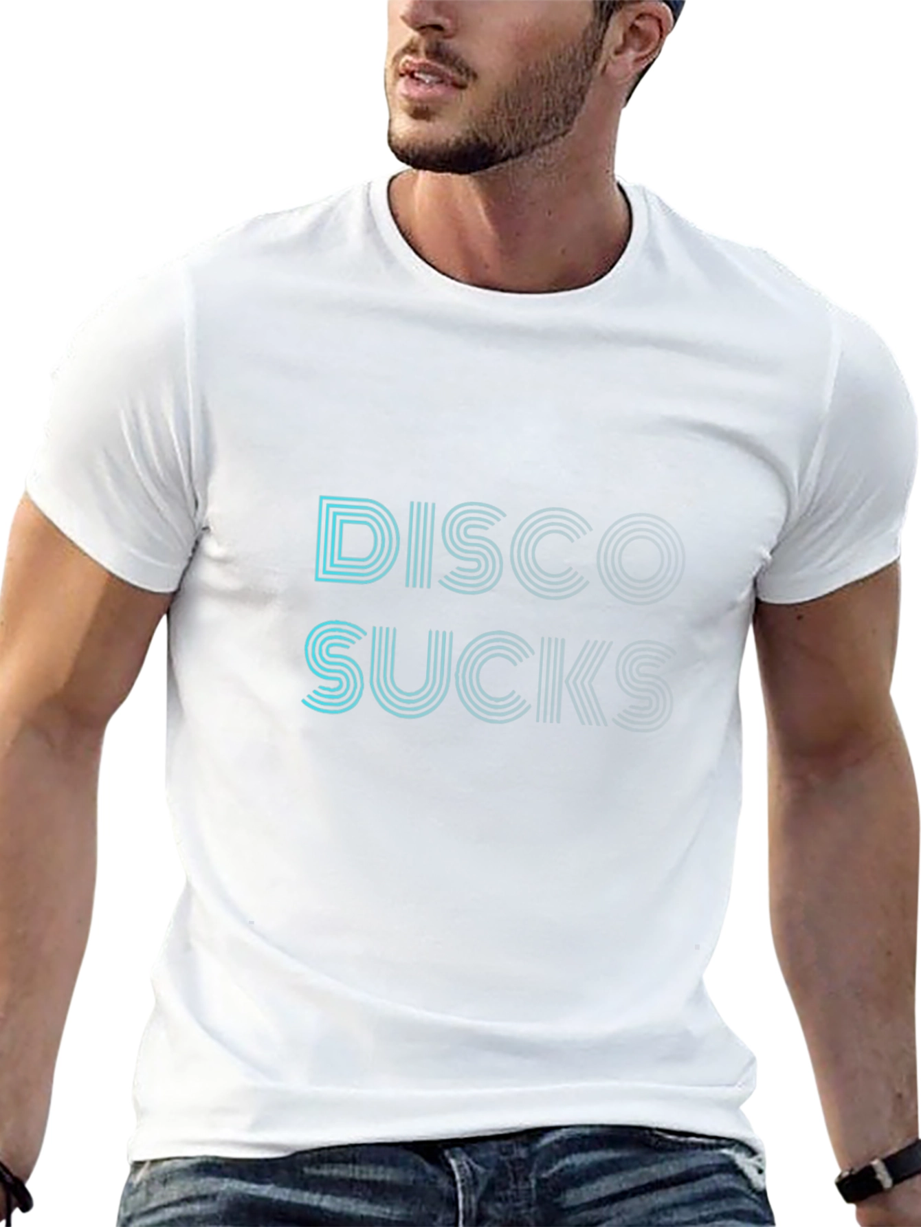 Disco Sucks Graphic T-Shirt - Retro Style Tee