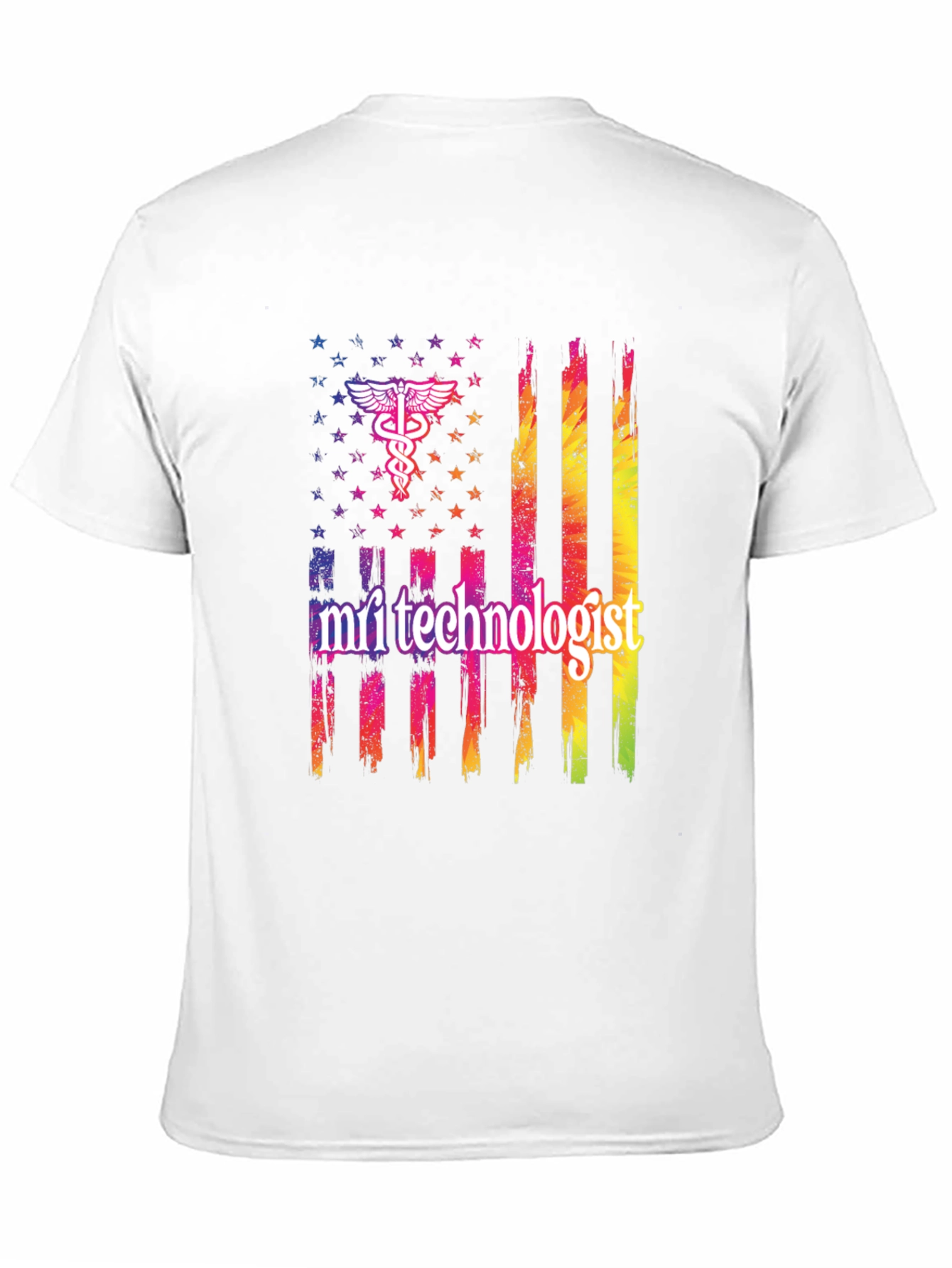 MRI Technologist USA Flag T-Shirt