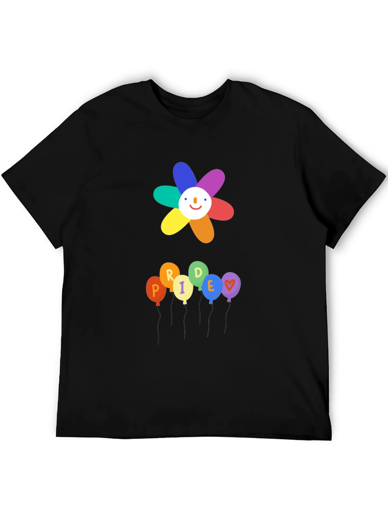 Pride Flower & Balloons Graphic Tee