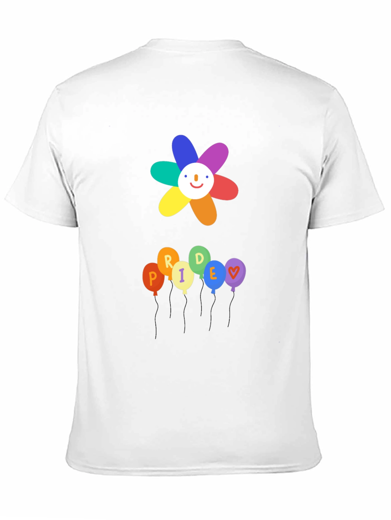 Pride Flower & Balloons Graphic Tee