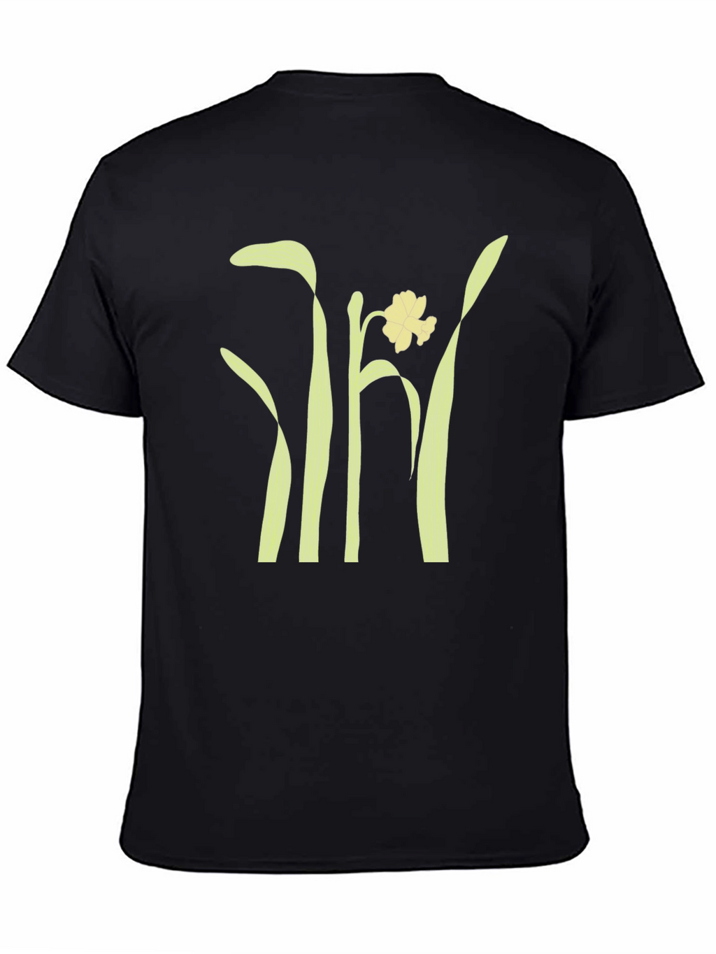 Daffodil Graphic Tee - Stylish Black Unisex T-Shirt