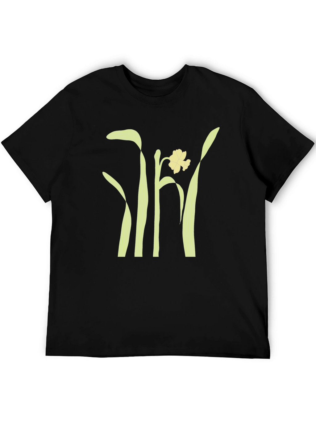Daffodil Graphic Tee - Stylish Black Unisex T-Shirt