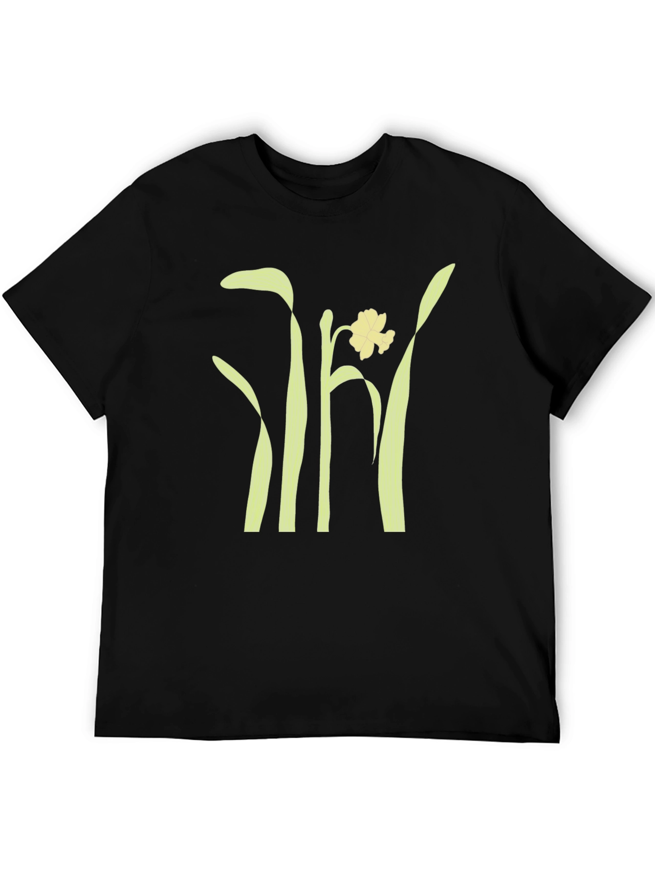 Daffodil Graphic Tee - Stylish Black Unisex T-Shirt