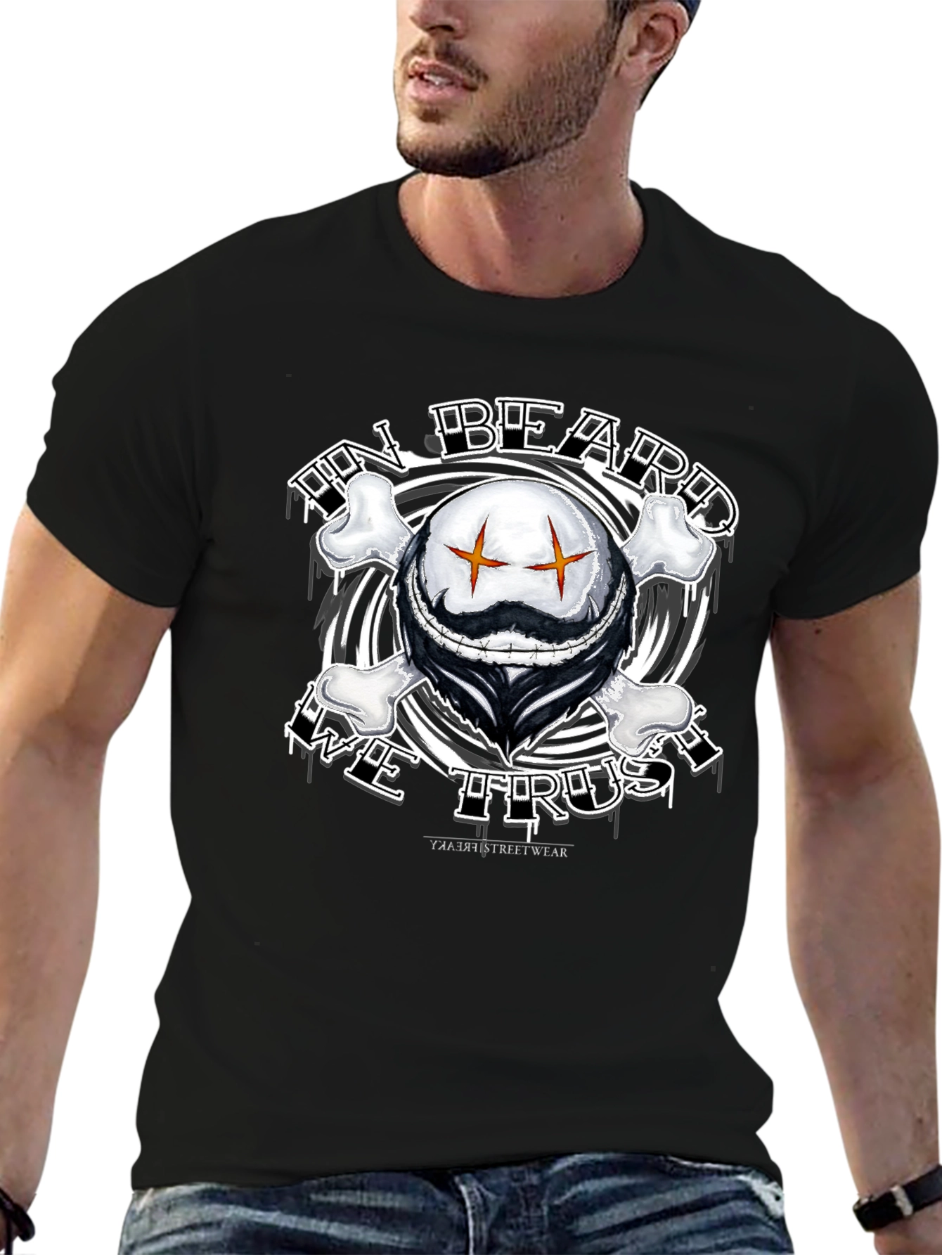 In Beard We Trust Graphic T-Shirt
