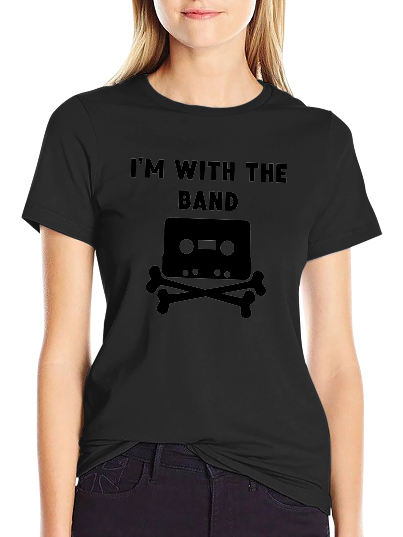 Im With The Band Cassette Tape Graphic T-Shirt
