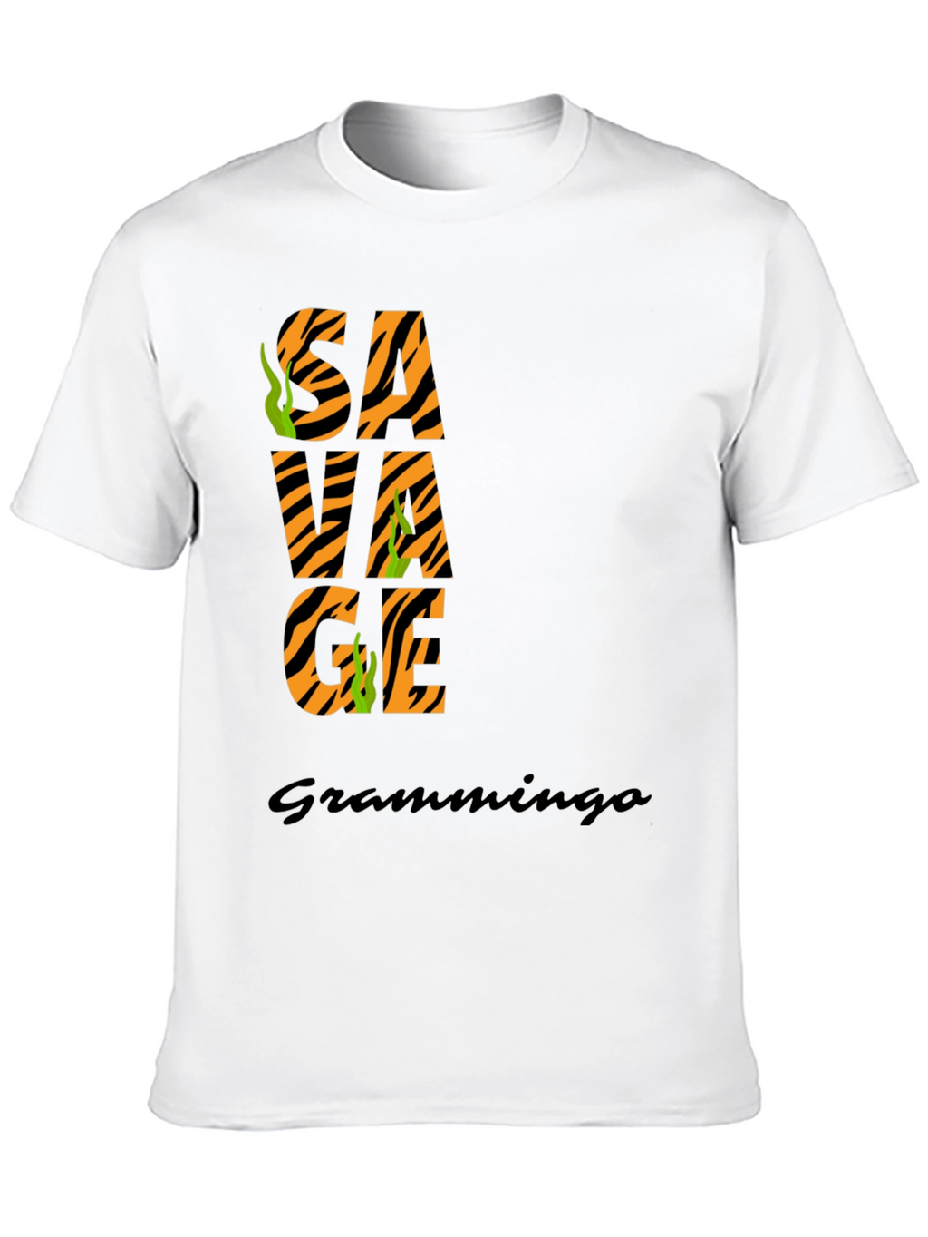 Savage Graphic Tee - Tiger Print