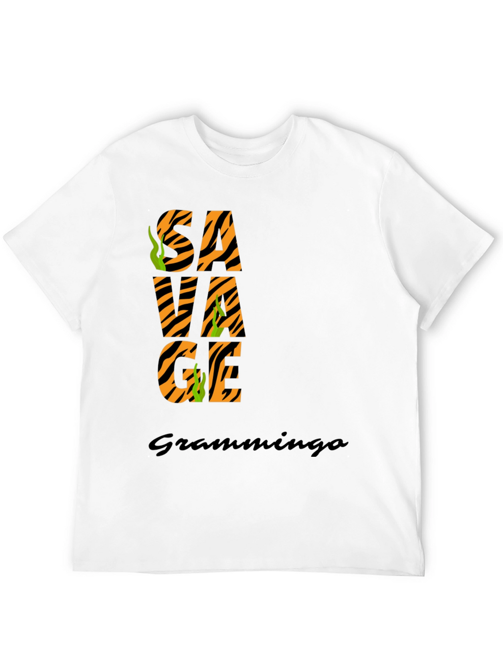 Savage Graphic Tee - Tiger Print