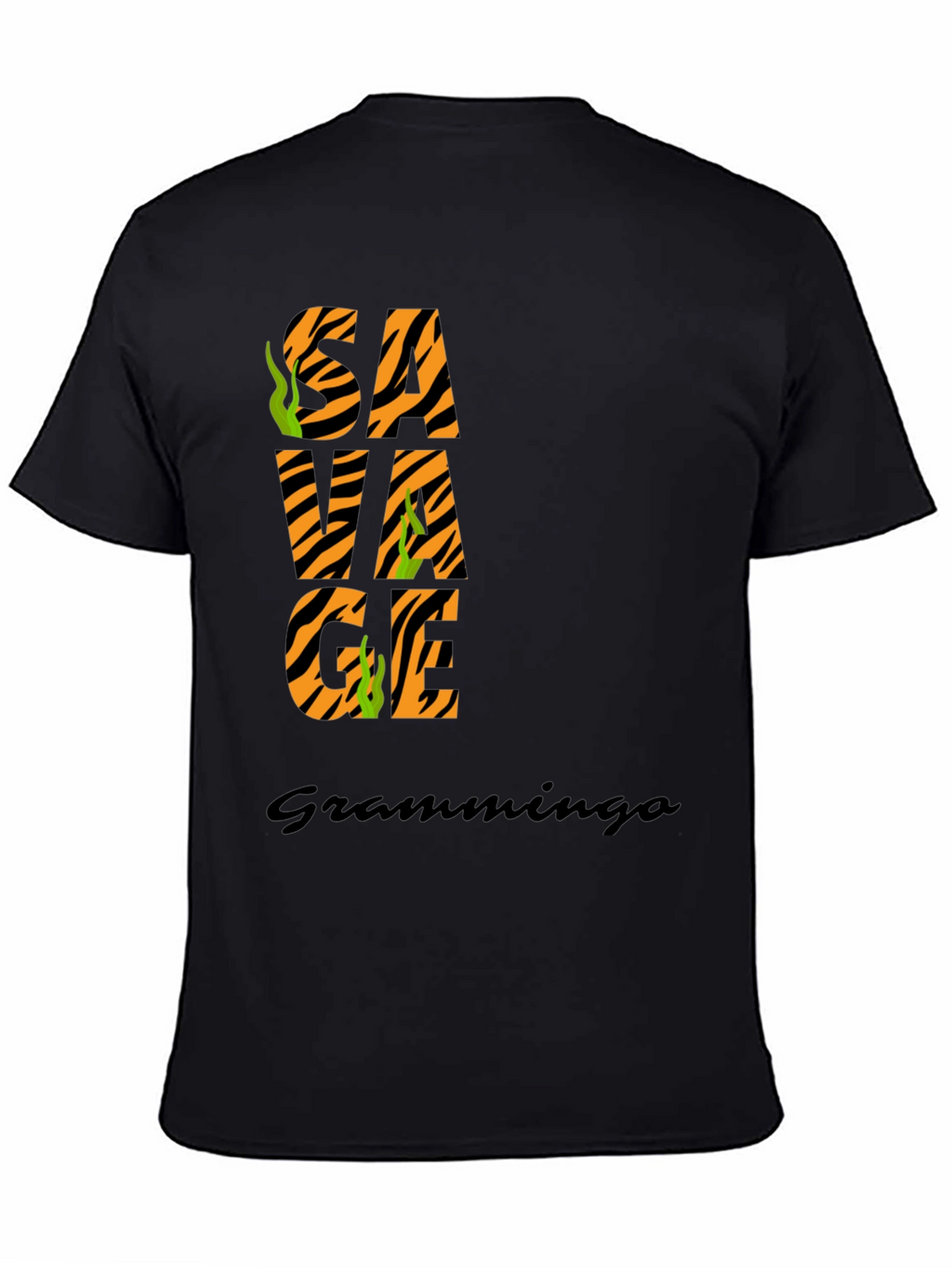 Savage Graphic Tee - Tiger Print