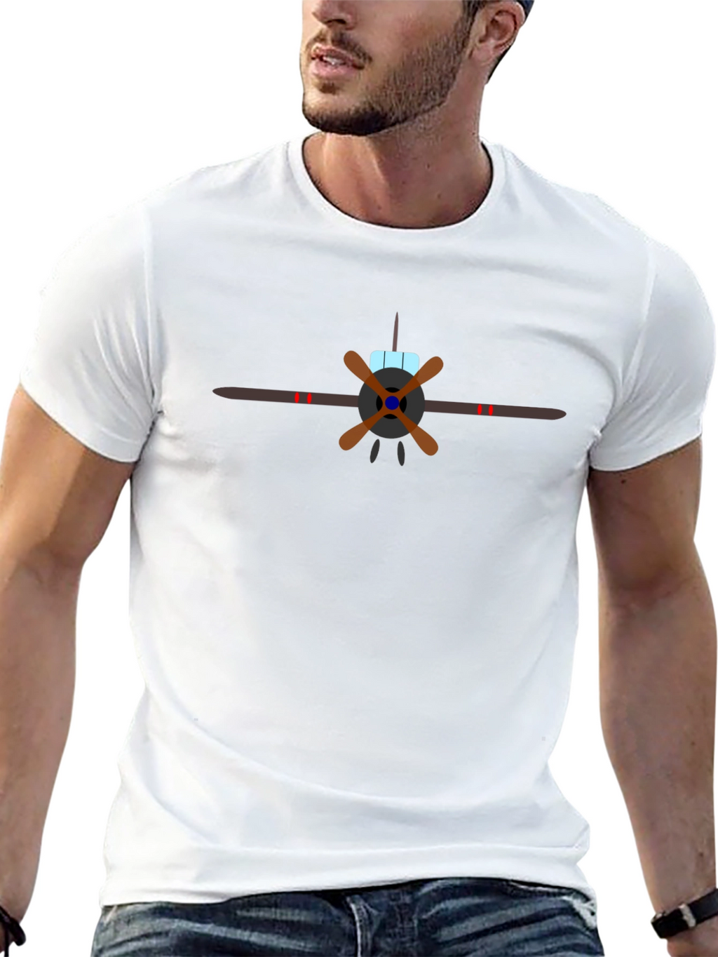 Pilot Plane Graphic T-Shirt