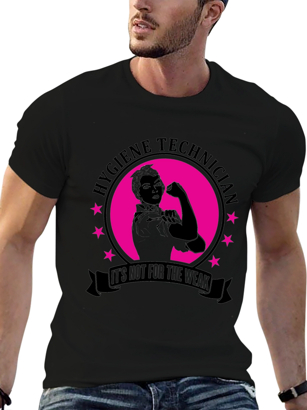 Hygiene Technician Strong Woman T-Shirt