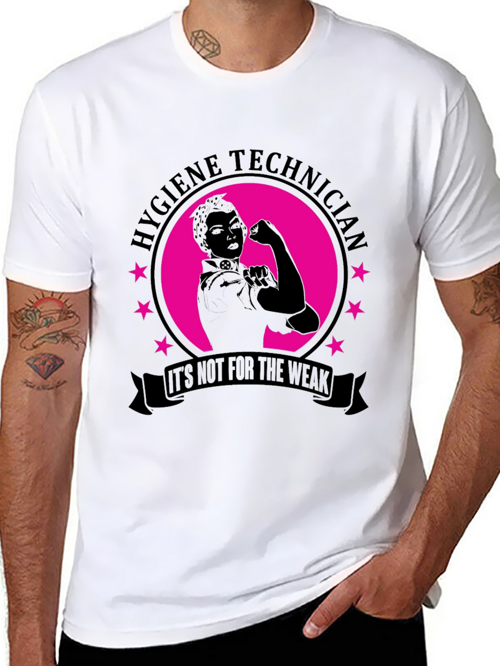 Hygiene Technician Strong Woman T-Shirt