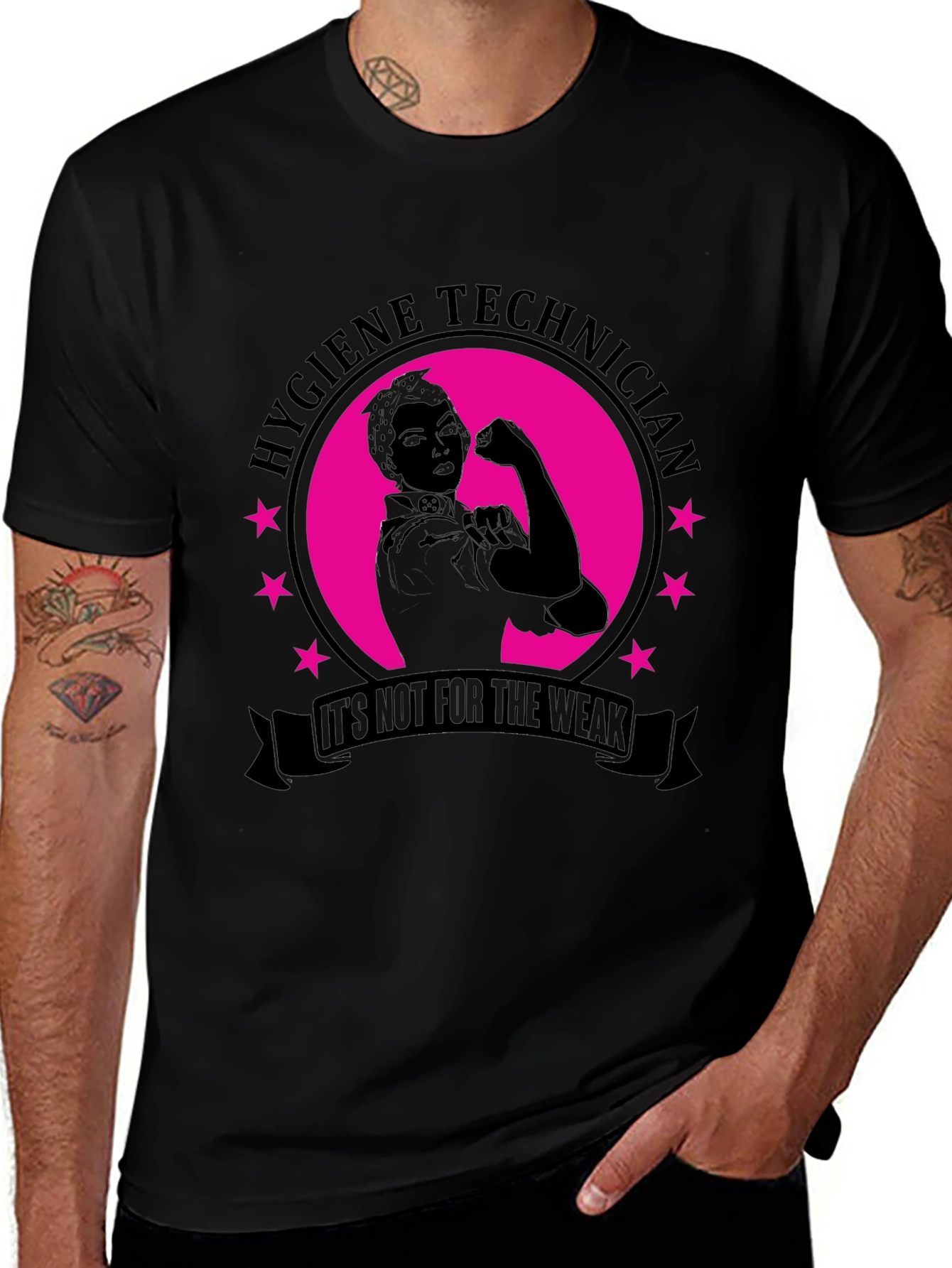 Hygiene Technician Strong Woman T-Shirt