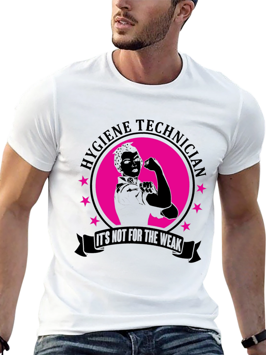 Hygiene Technician Strong Woman T-Shirt