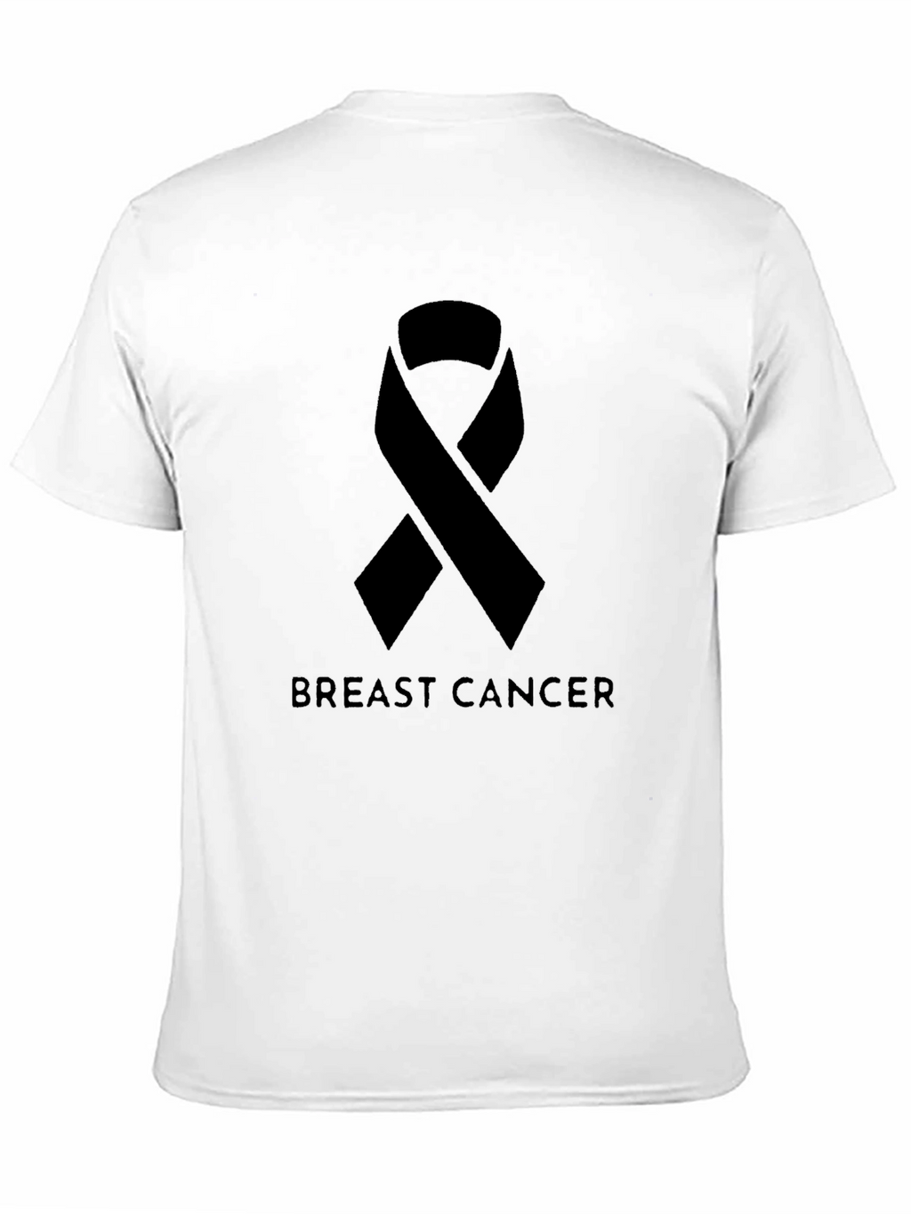 Breast Cancer Awareness Ribbon Graphic T-Shirt