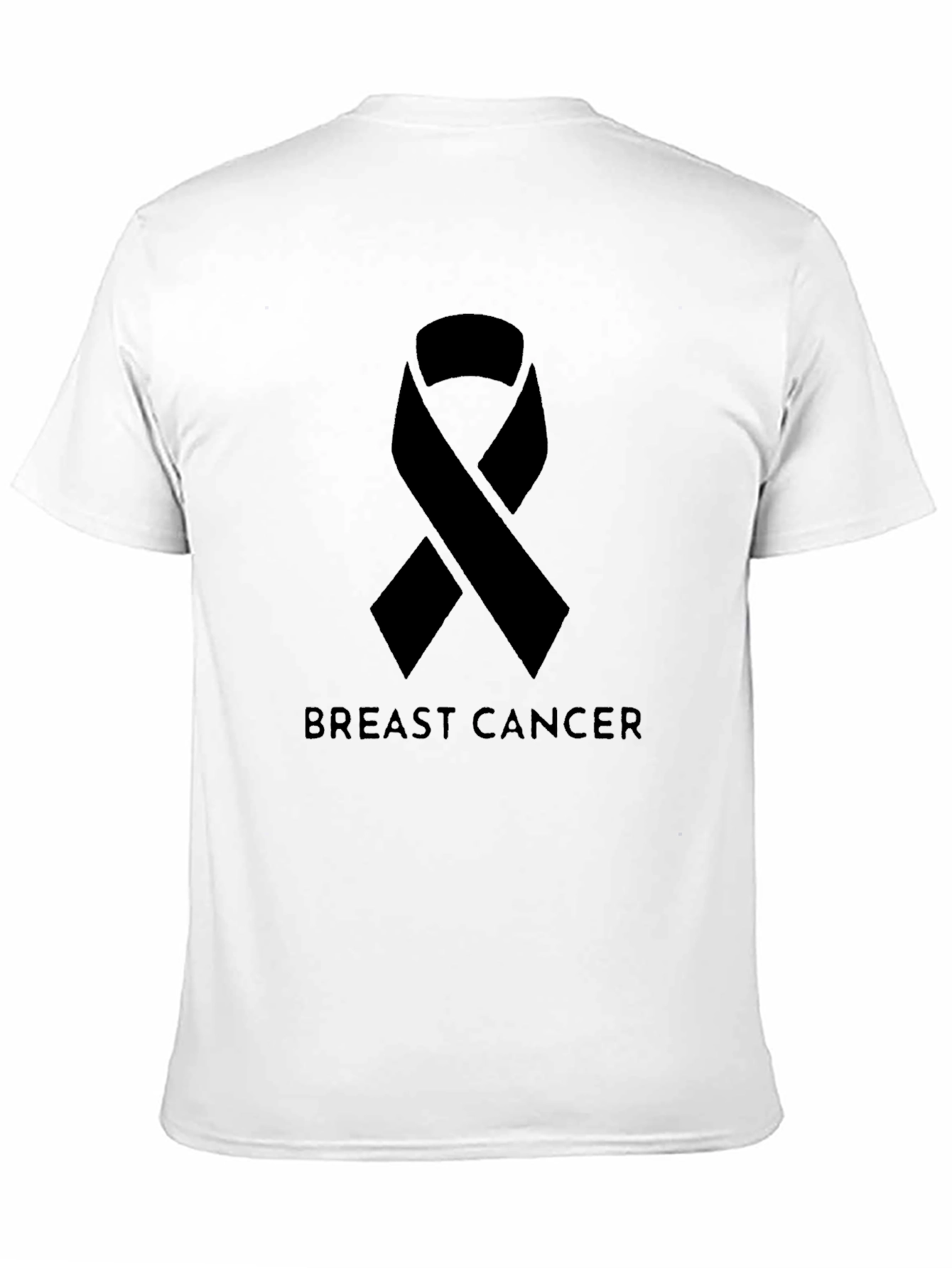 Breast Cancer Awareness Ribbon Graphic T-Shirt