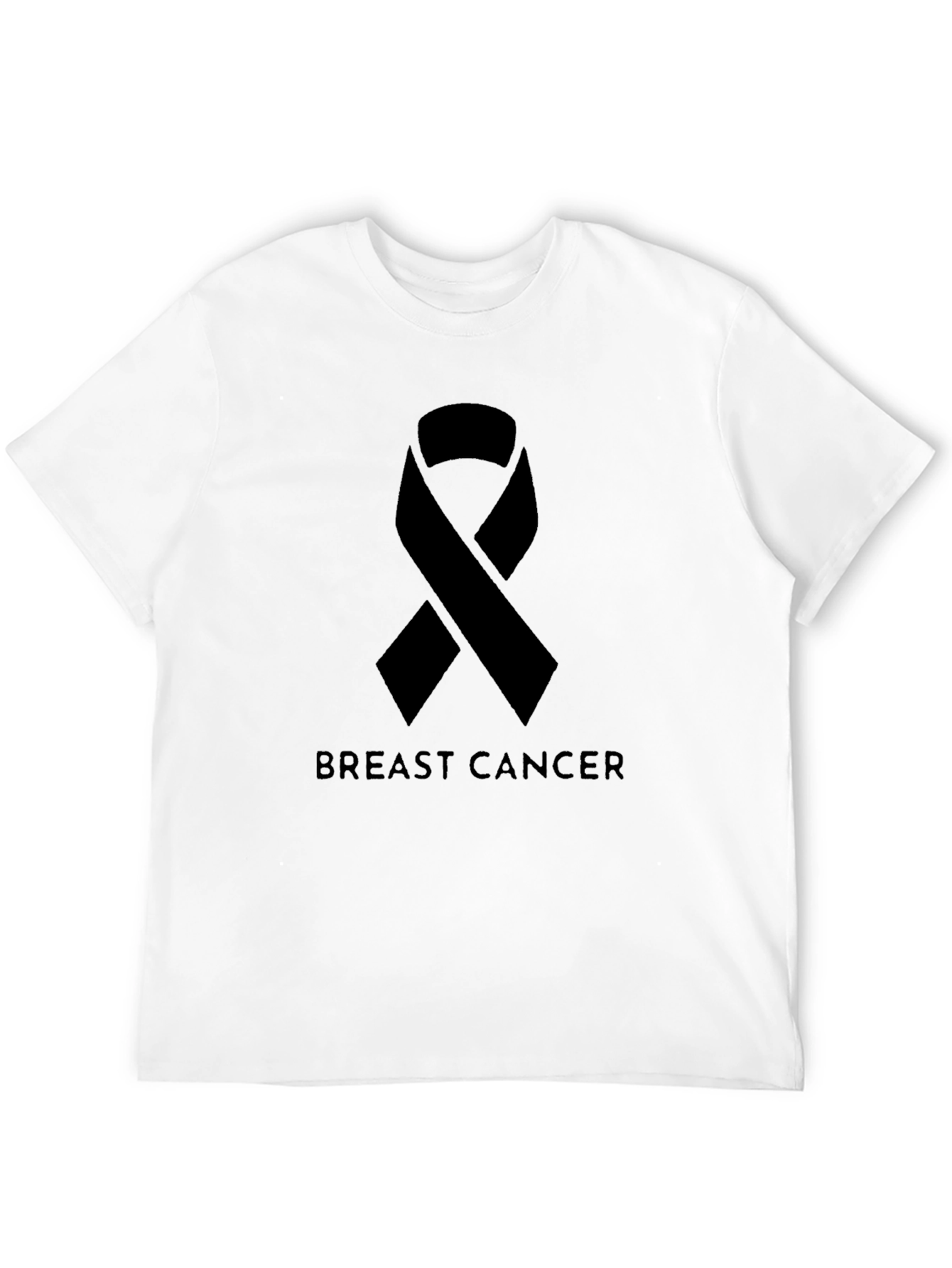 Breast Cancer Awareness Ribbon Graphic T-Shirt