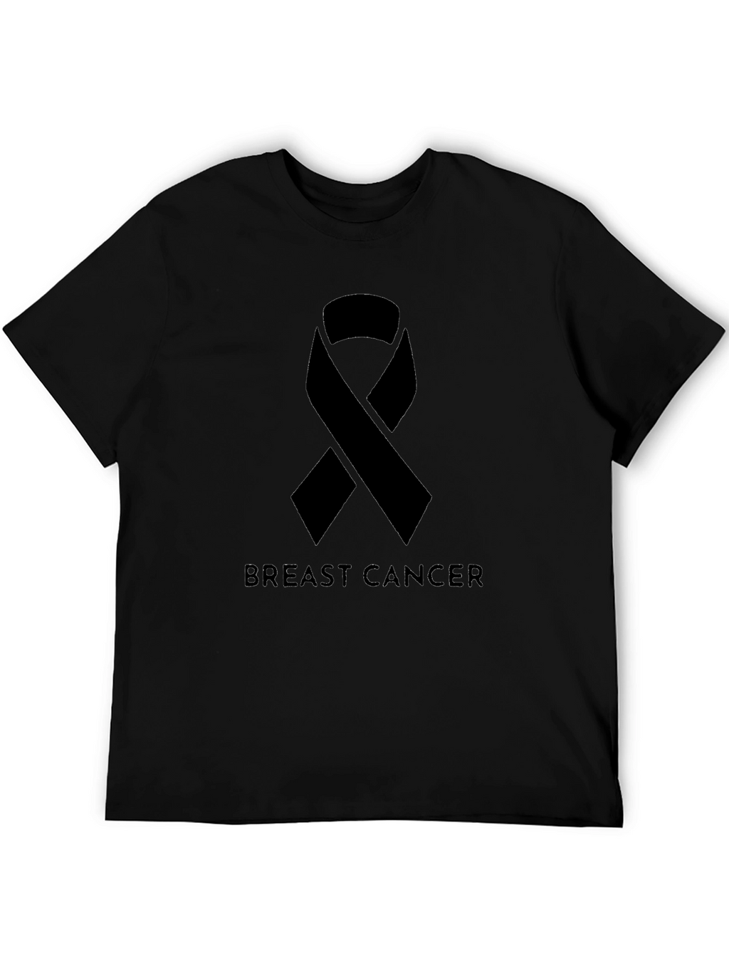 Breast Cancer Awareness Ribbon Graphic T-Shirt