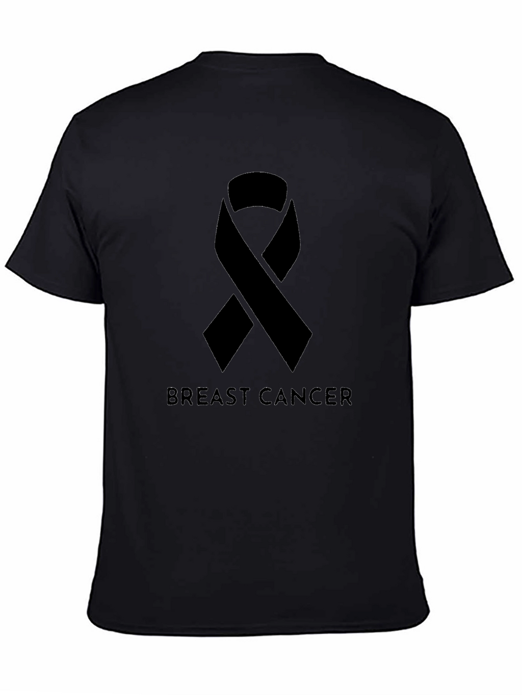 Breast Cancer Awareness Ribbon Graphic T-Shirt