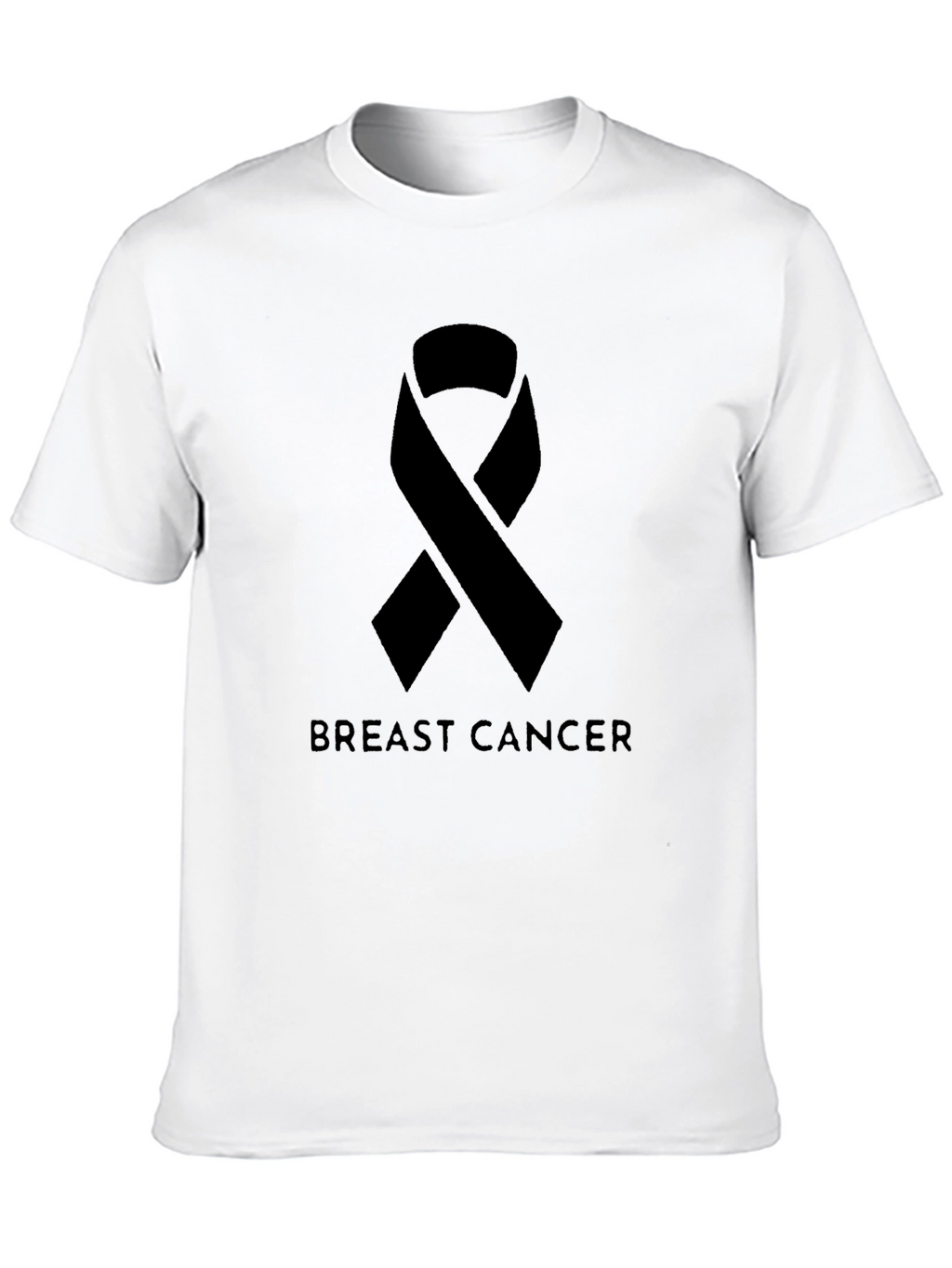 Breast Cancer Awareness Ribbon Graphic T-Shirt