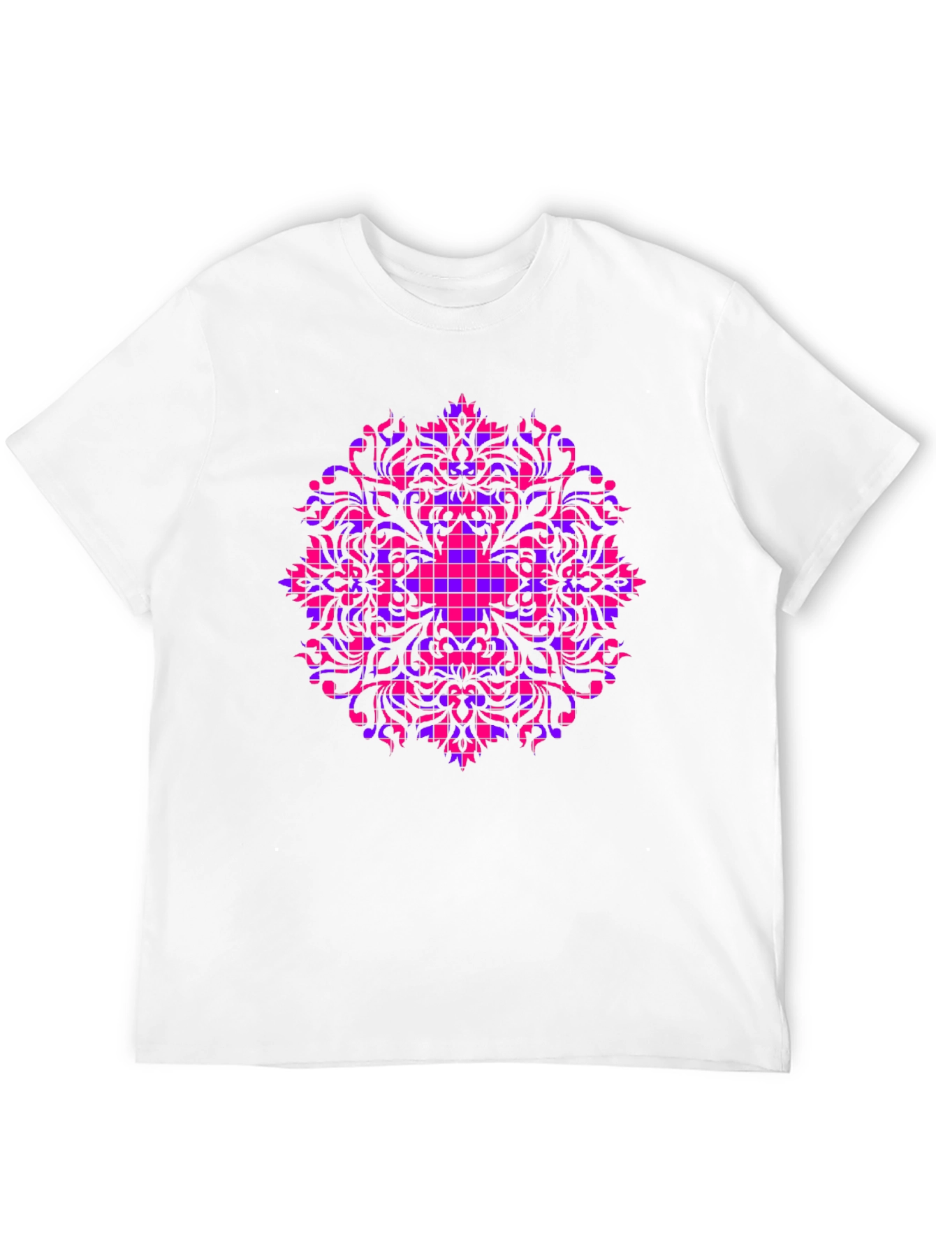 Geometric Mandala Black T-Shirt