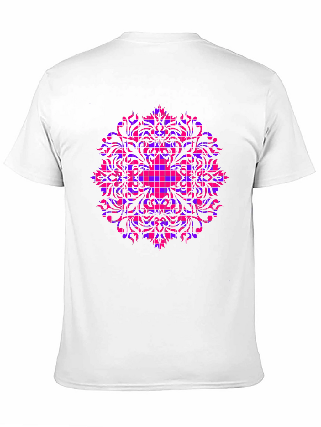 Geometric Mandala Black T-Shirt
