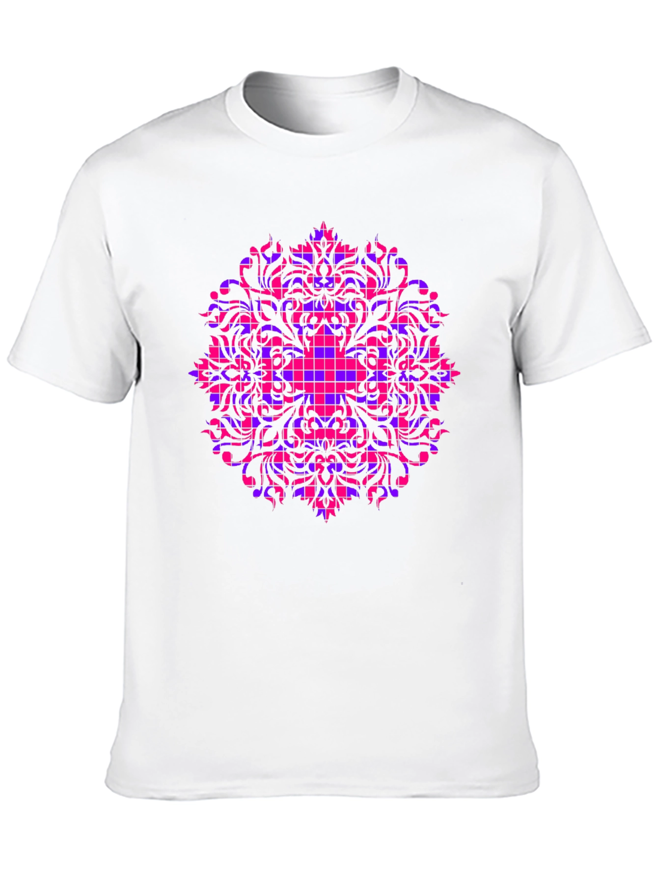 Geometric Mandala Black T-Shirt