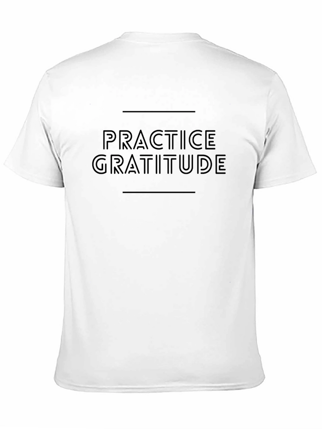 Practice Gratitude Graphic Tee - Black