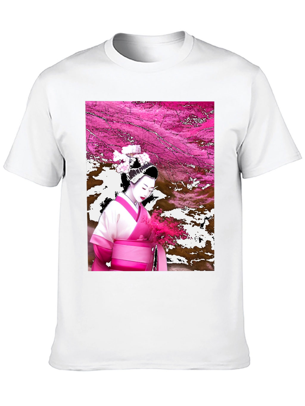 Geisha Graphic Black T-Shirt