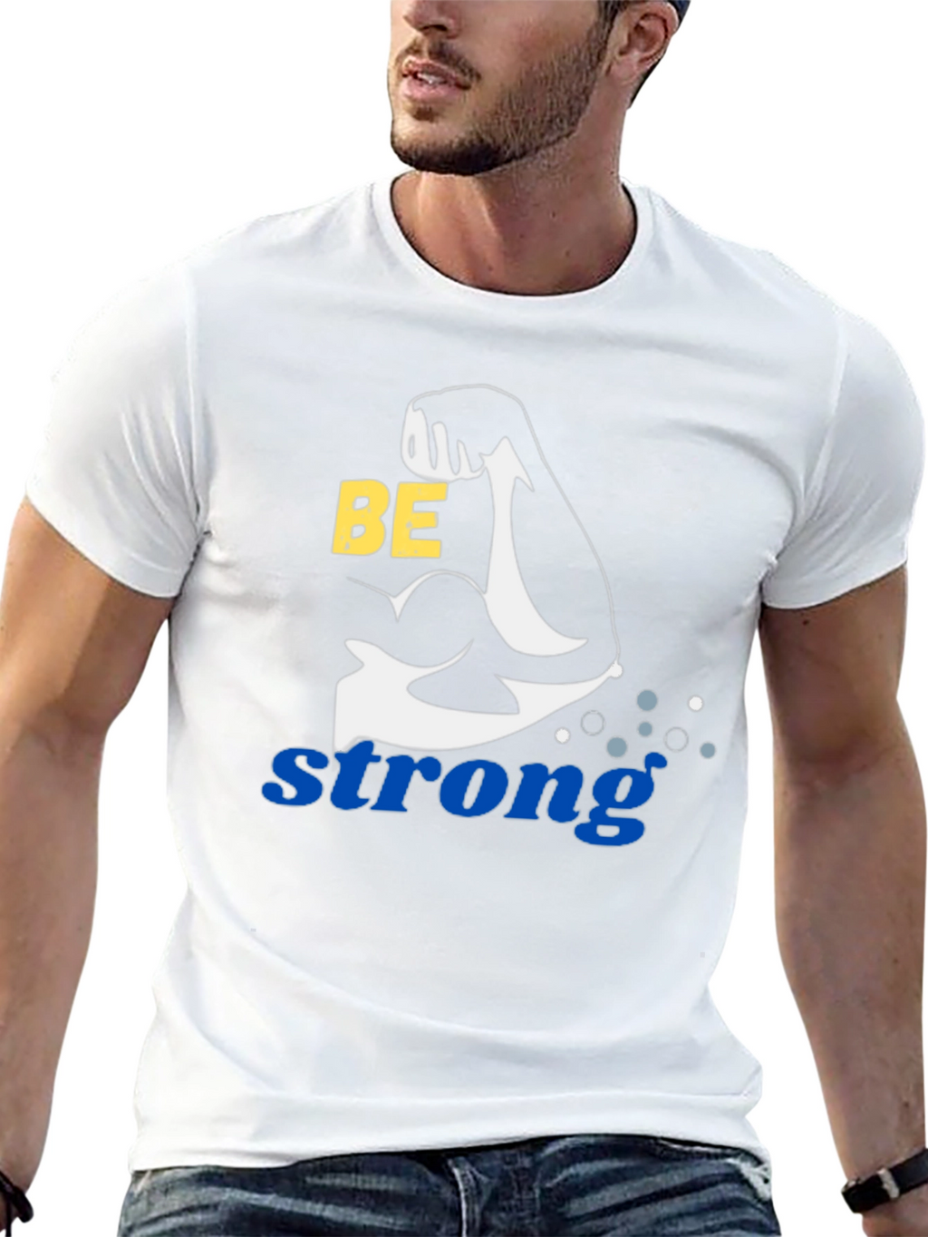Be Strong Graphic T-Shirt - Mens