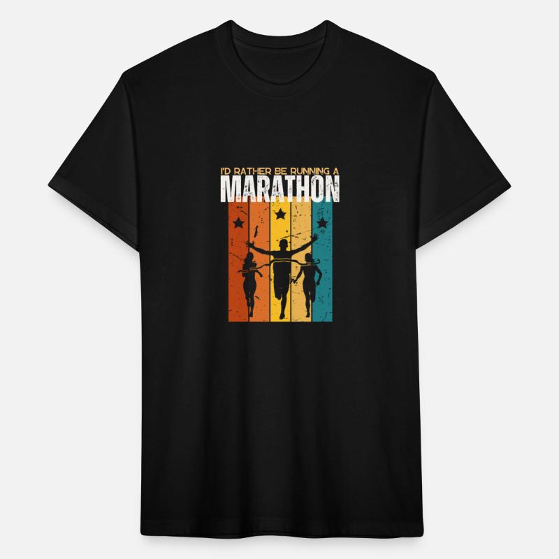 I'd Rather Be Running A Marathon Funny Marathon