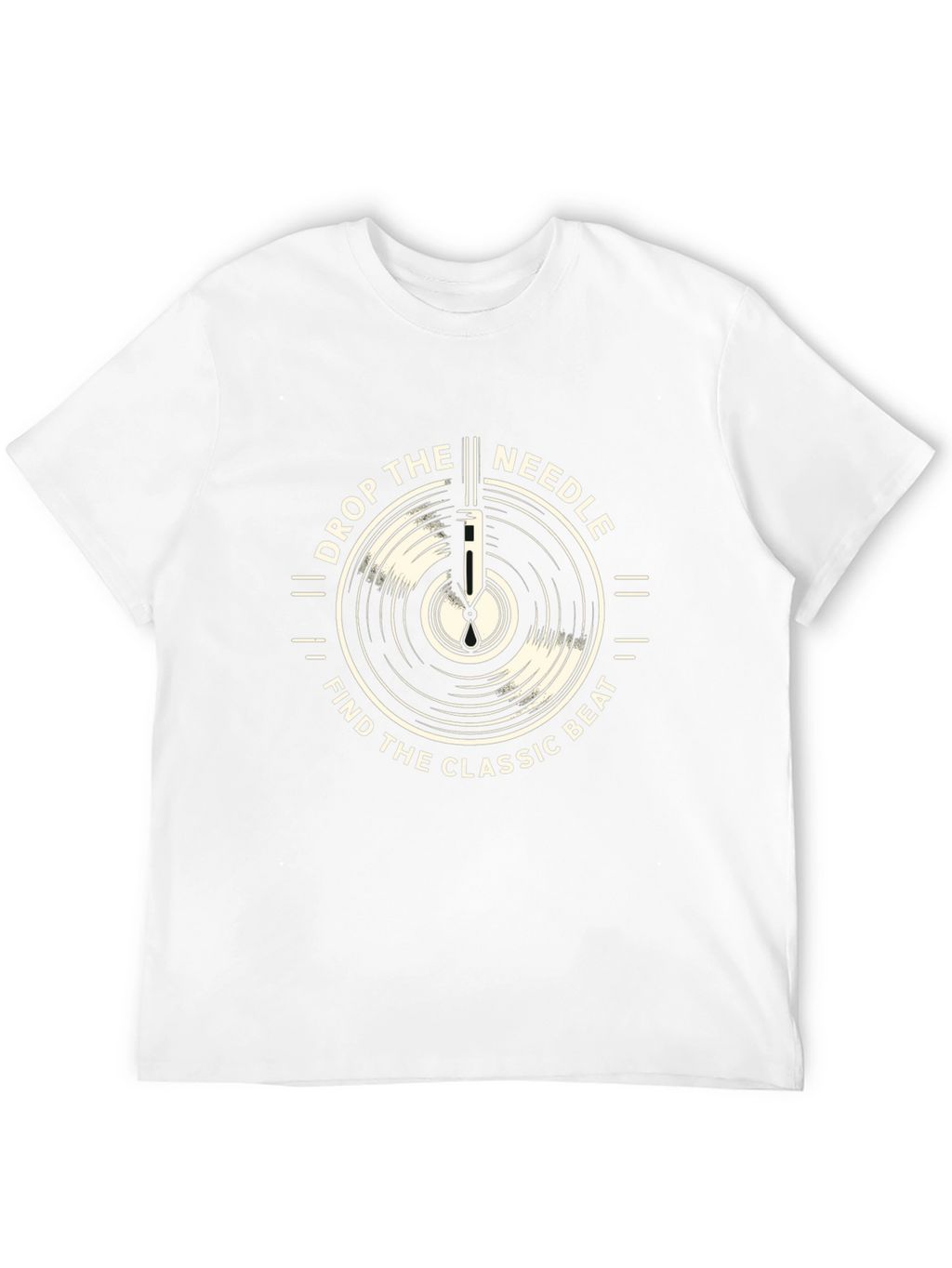 Drop the Needle Classic Beat Black T-Shirt