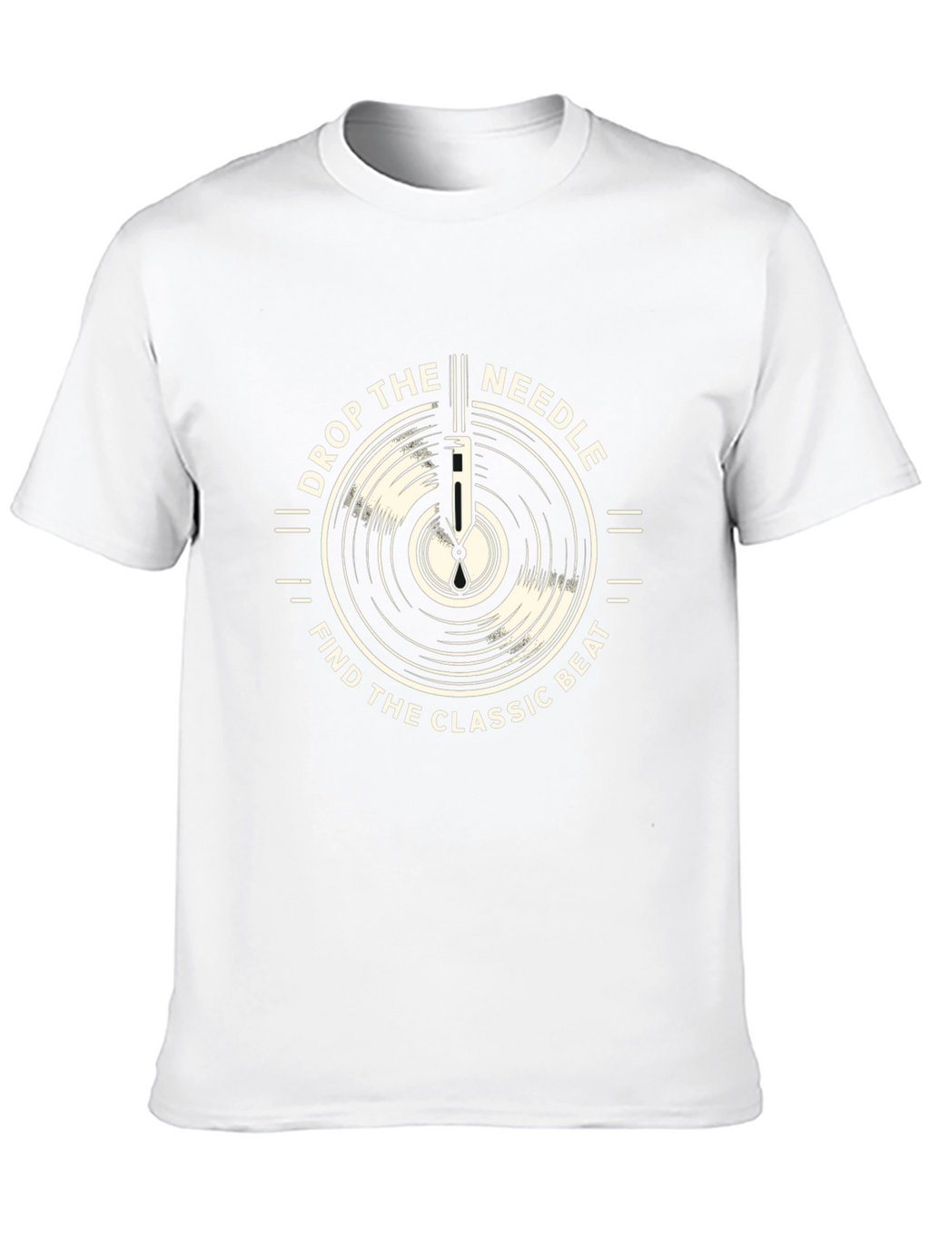 Drop the Needle Classic Beat Black T-Shirt
