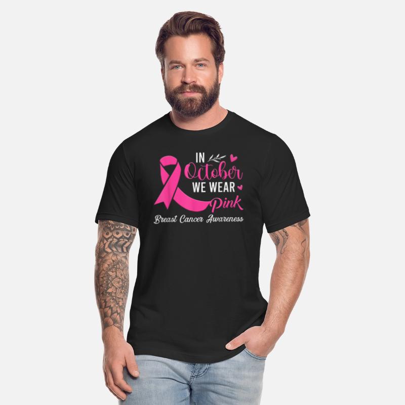 In October We Wear Pink Warrior Breast Cancer Awar