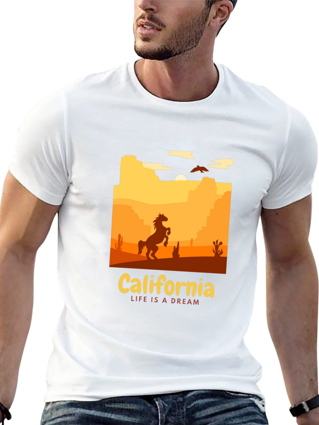 California Dreamin T-Shirt - Western Landscape Tee