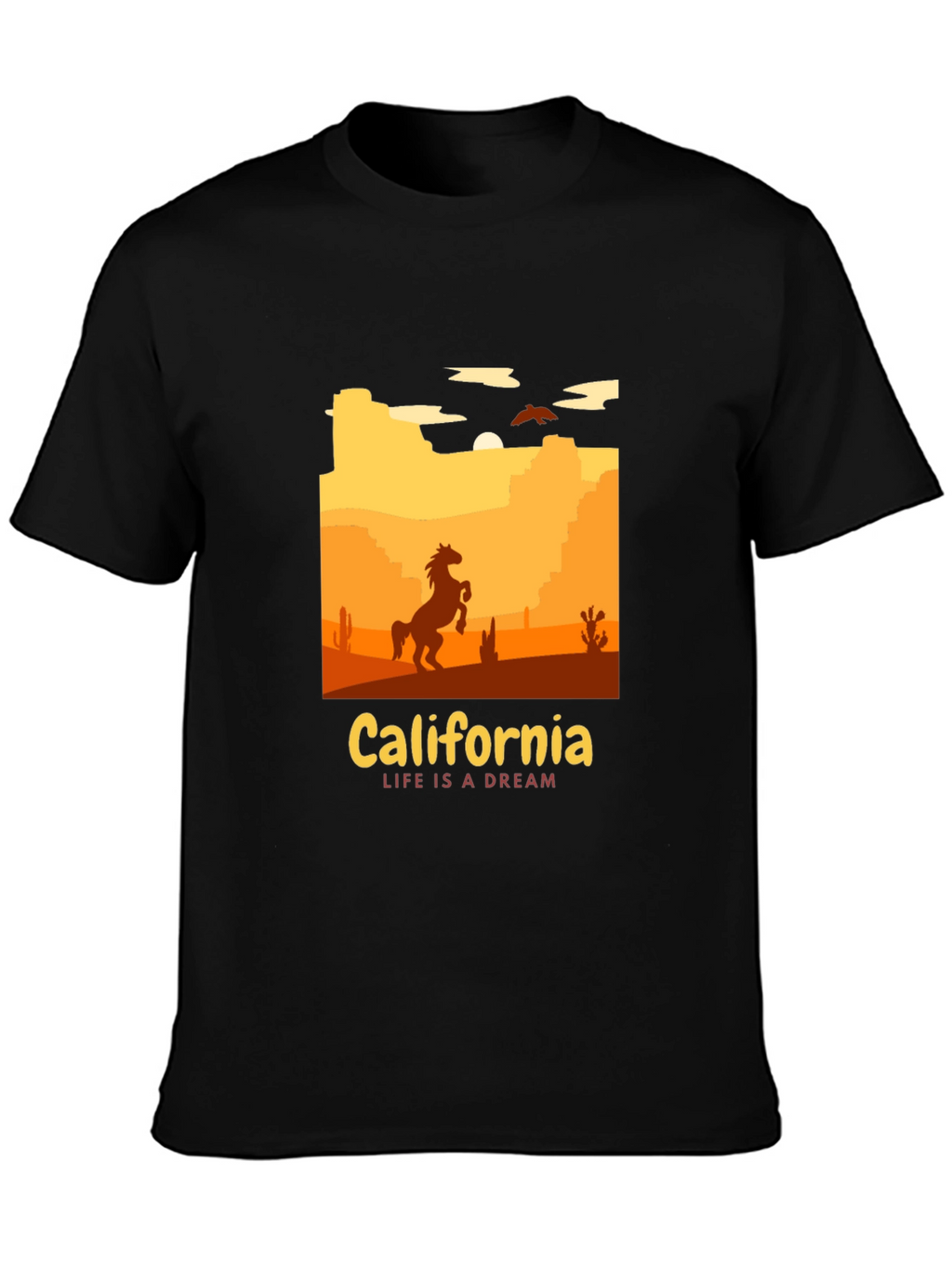 California Dreamin T-Shirt - Western Landscape Tee