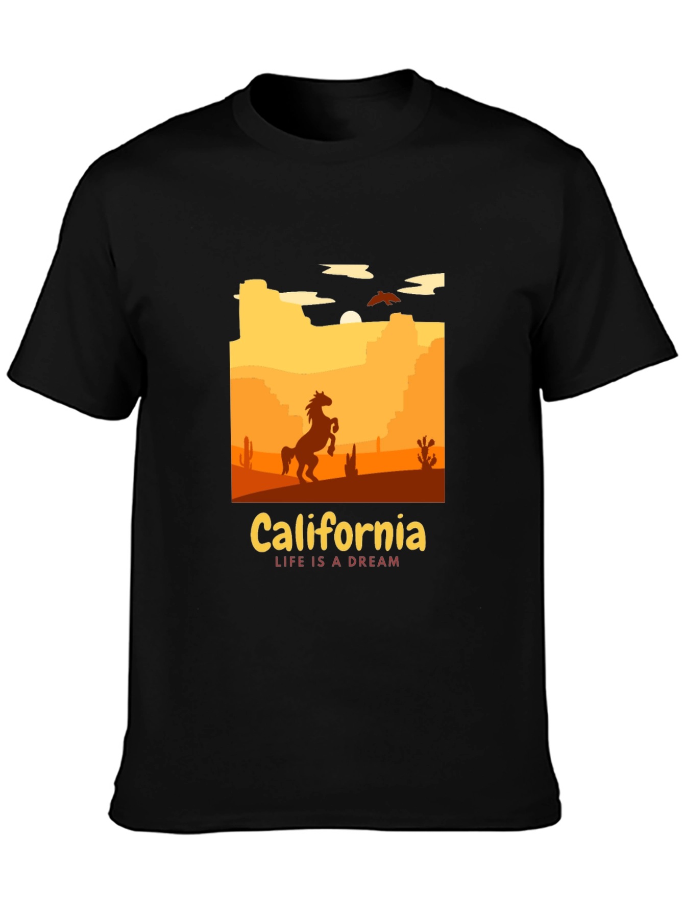 California Dreamin T-Shirt - Western Landscape Tee