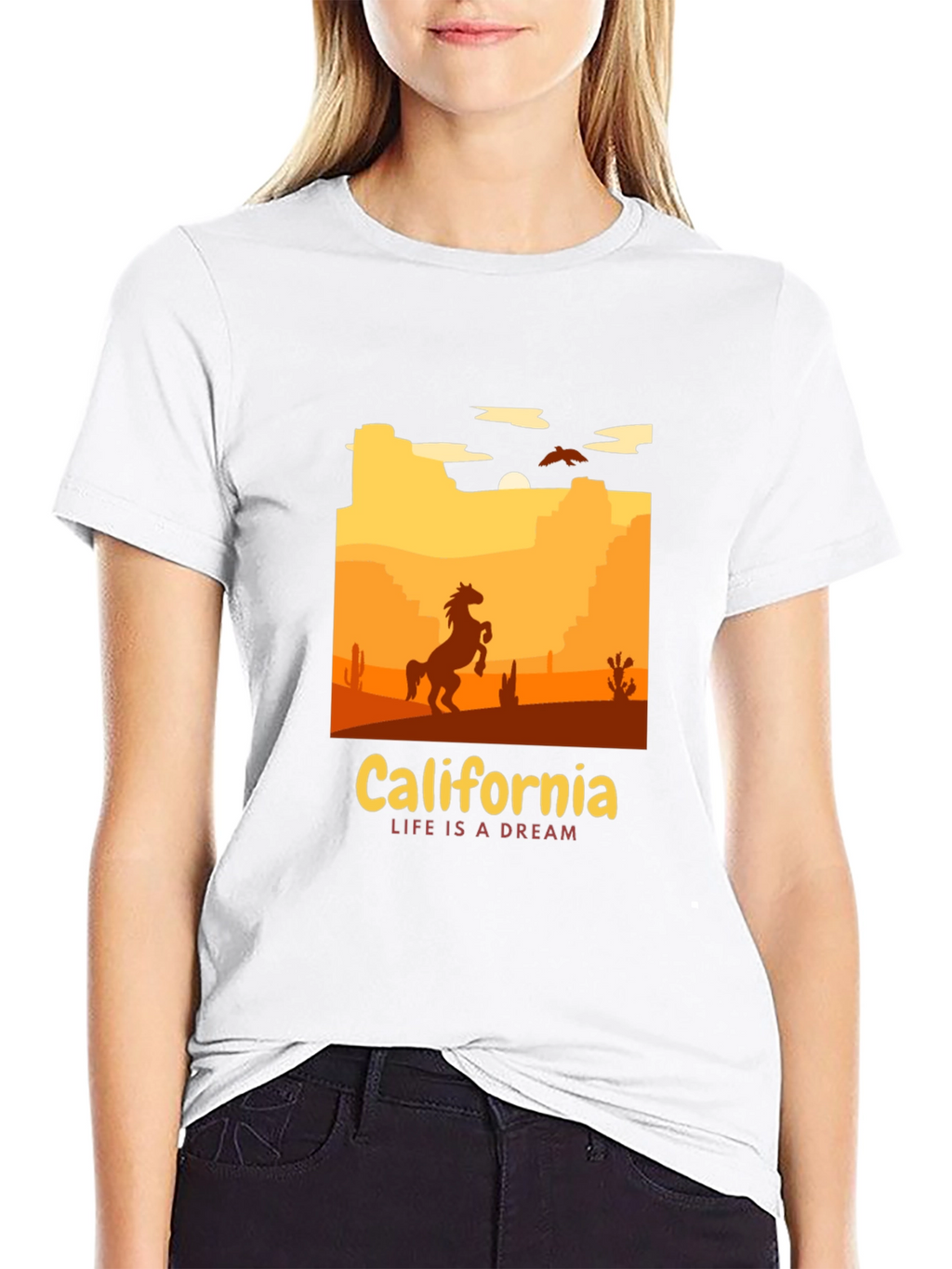 California Dreamin T-Shirt - Western Landscape Tee