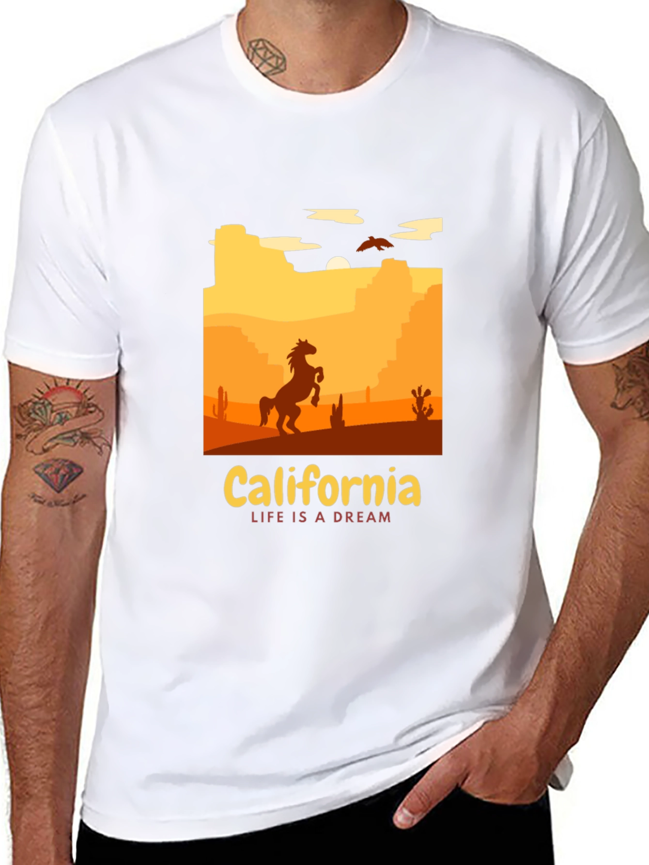 California Dreamin T-Shirt - Western Landscape Tee