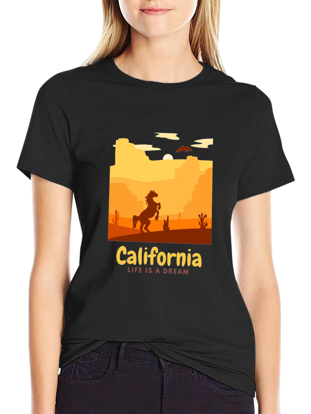 California Dreamin T-Shirt - Western Landscape Tee