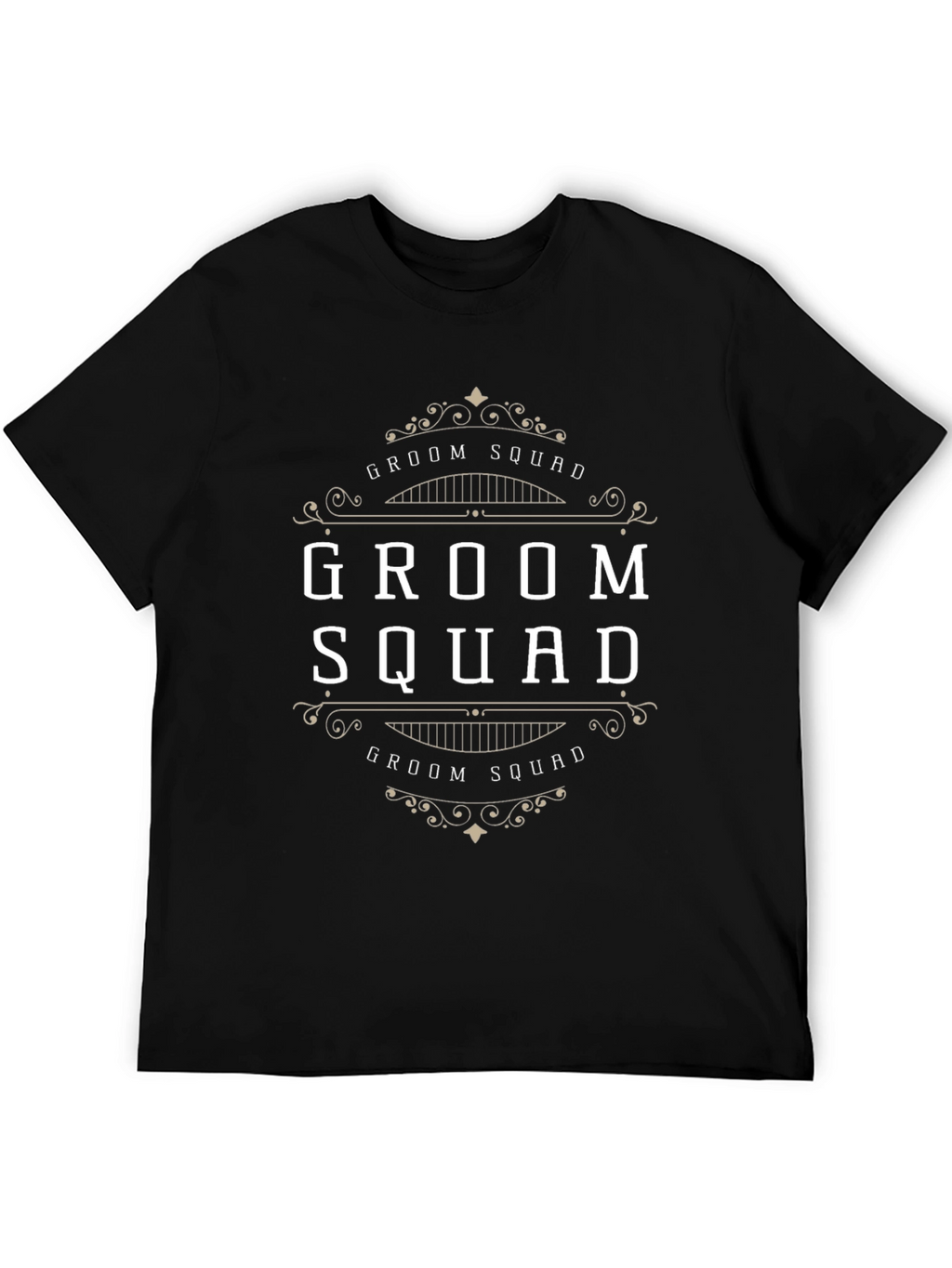 Groom Squad Black T-Shirt - Wedding Party Apparel