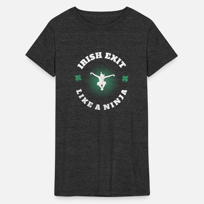 Irish Exit Like A Ninja Saint Patricks Day Gift